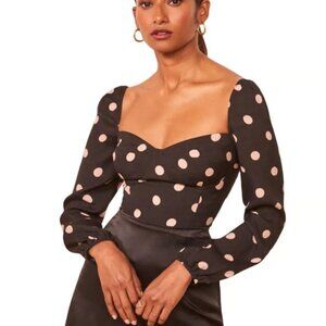 Reformation Reign Top Kisses Color